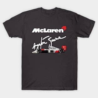 Ayrton Senna's McLaren Honda MP4/5 Illustration T-Shirt
